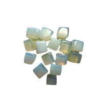 Sea Opal Decoration Square for home and office white 15-30mm Sold By Bag