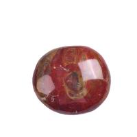 Mineralien Specimen, rund, verschiedene Größen vorhanden, rot, verkauft von PC
