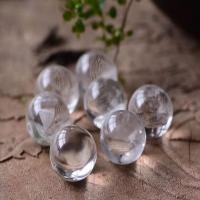 Clear Quartz Decoration Round for home and office clear Sold By PC