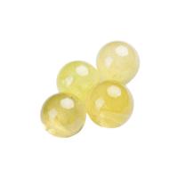 Gelbquarz Perlen Dekoration, rund, für Zuhause und Büro, gelb, 20mm, verkauft von PC
