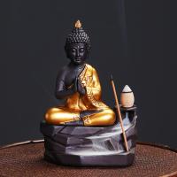 Backflow Incense Burner Purple Clay half handmade for home and office & durable & multifunctional Sold By PC