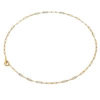 Stainless Steel Jewelry Necklace 304 Stainless Steel 18K gold plated fashion jewelry & for woman golden Sold Per Approx 19.68 Inch Strand