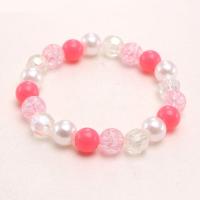 Children Bracelet & Bangle Acrylic with Resin & Zinc Alloy for children & enamel Length Approx 6.29 Inch Sold By PC