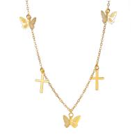 Zinklegierung Schmuck Halskette, mit Verlängerungskettchen von 7cm, goldfarben plattiert, Modeschmuck & für Frau, goldfarben, Länge:35 cm, verkauft von PC
