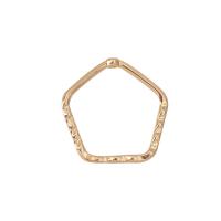 Brass Jewelry Pendants, Polygon, gold color plated, Unisex & hollow, golden, nickel, lead & cadmium free, 22.60x23.50mm, Approx 10PCs/Bag, Sold By Bag