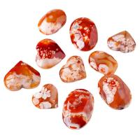 Cherry Blossom Agate Craft Decoration Carved for home and office  red Sold By PC