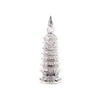 Clear Quartz Craft Decoration Tower Carved random style white Sold By PC