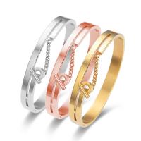 Titanium Steel Bracelet & Bangle Vacuum Ion Plating fashion jewelry & for woman 10mm Inner Approx Sold By PC