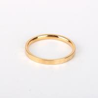 Rozsdamentes acél Finger Ring, 304 rozsdamentes acél, Szív, 18K aranyozott, különböző méretű a választás & a nő, Méret:5-10, Által értékesített PC