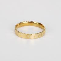 Edelstahl Ringe, 304 Edelstahl, 18 K vergoldet, verschiedene Größen vorhanden & für Frau, Größe:5-10, verkauft von PC