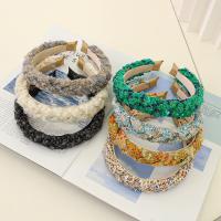Hair Bands, Cloth, handmade, for woman, more colors for choice, 30mm, Sold By PC