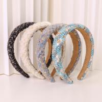 Hair Bands, Cloth, with Sponge, for woman, more colors for choice, 35mm, Sold By PC