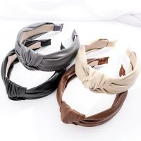 Hair Bands PU Leather for woman 60mm Sold By PC