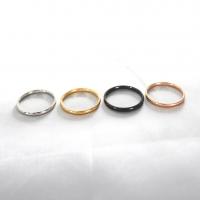 Rozsdamentes acél Finger Ring, 304 rozsdamentes acél, egynemű & különböző méretű a választás, több színt a választás, Méret:2-11, Által értékesített PC