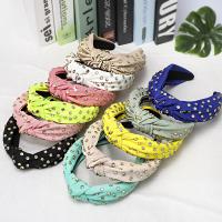 Hair Bands Cloth for woman & with rhinestone 70mm Sold By PC