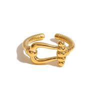 Δάχτυλο Δαχτ, 304 από ανοξείδωτο χάλυβα, κοσμήματα μόδας & για τη γυναίκα, χρυσαφένιος, 23x12mm, Sold Με PC