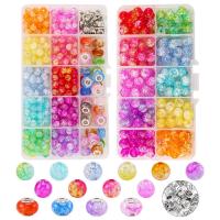 Plastic Seed Beads, with Resin, DIY & different size for choice & different styles for choice, 8x8mmu30018x1.3mmu300114x9.6mmu300114x5mm, Sold By Box