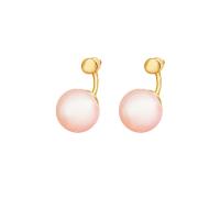 Brass Stud Earring Zinc Alloy high quality plated fashion jewelry & for woman gold Sold By Pair