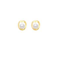 Tibetan Style Stud Earring, high quality plated, fashion jewelry & for woman, gold, 12x18mm, Sold By Pair