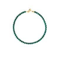 Gemstone Bracelets, Malachite, handmade, fashion jewelry & different size for choice & for woman, green, Sold By PC