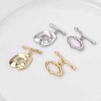 Brass Toggle Clasp, 18K gold plated, DIY & different styles for choice, more colors for choice, nickel, lead & cadmium free, Sold By Set