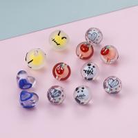 Gyöngy gyöngy Akril gyöngyök, epoxy matrica, Halloween tervezés & DIY & különböző stílusokat a választás, kevert színek, Által értékesített PC