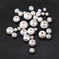 Natural Freshwater Pearl Loose Beads Round DIY white Sold By PC