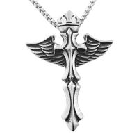 Titanium Steel Necklace polished fashion jewelry & for man silver color Length Approx 23.62 Inch Sold By PC