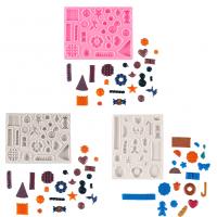DIY Epoxy Mold Set, Silicone, different styles for choice, more colors for choice, Sold By PC