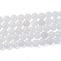 Lila Chalcedon, Weiß Chalcedon, rund, poliert, DIY & verschiedene Größen vorhanden, keine, Bohrung:ca. 2mm, Länge:ca. 14.6 ZollInch, 10SträngeStrang/Menge, verkauft von Menge