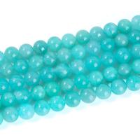 Natural Amazonite Beads, ​Amazonite​, polished, DIY & different size for choice, skyblue, Sold By Strand
