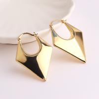 Brass Leverback Earring, plated, for woman, more colors for choice, 33.50x48mm, Sold By Pair