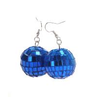 Resin Earring Plastic with Resin fashion jewelry & for woman 30mm Sold By Pair
