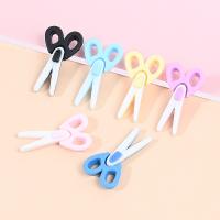 Mobile Phone DIY Decoration, Resin, Scissors, more colors for choice, 25x14mm, Approx 100PCs/Bag, Sold By Bag