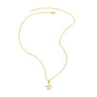 Cubic Zircon Micro Pave Brass Necklace, with 2 extender chain, 18K gold plated, different styles for choice & micro pave cubic zirconia & for woman, golden, nickel, lead & cadmium free, 14x12mm, Length:17.7 Inch, Sold By PC