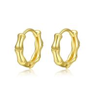 Brass Huggie Hoop Earring gold color plated for woman golden nickel lead & cadmium free 12.70mm Sold By Pair