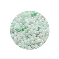 Natural Jade Beads, Jade Burma, Round, Carved, DIY & different size for choice, green, Sold By PC