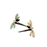 Hair Accessories DIY Findings Zinc Alloy Dragonfly gold color plated nickel lead & cadmium free Sold By PC