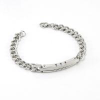Stainless Steel Jewelry Bracelet 304 Stainless Steel Vacuum Ion Plating fashion jewelry & for woman Length Approx 7.87 Inch Sold By PC