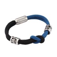 Bijoux bracelet en acier inoxydable, Cordon milanais, avec Acier inoxydable 316, poli, bijoux de mode & longueur différente pour le choix & pour homme, 8mm, Vendu par PC