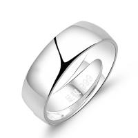 Sterling Silver Jewelry Finger Ring, 925 sterline d'argento, fatto a mano, Regolabile & unisex, colore originale, Venduto da PC