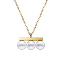 South Sea Shell náhrdelník, 925 Sterling Silver, s Shell Pearl, módní šperky & pro ženy, více barev na výběr, Délka Cca 17.7 inch, Prodáno By PC