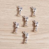 Zinc Alloy Pendants silver color plated DIY nickel lead & cadmium free Sold By Lot
