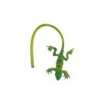 Zinc Alloy Earring Wrap Lizard stoving varnish fashion jewelry & for woman green 67mm Sold By Pair