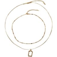 Mode-Multi-Layer-Halskette, Zinklegierung, mit Messing, mit Verlängerungskettchen von 4.5,5, Schmetterling, plattiert, Modeschmuck & für Frau, keine, 20mm, Länge 37.5 cm, 46 cm, verkauft von setzen