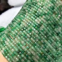 Perline avventurina, lucido, DIY, verde, 3-3.5mm, Lunghezza 38 cm, Venduto da PC