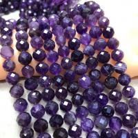 Naturelles perles améthystes, améthyste, poli, DIY, violet foncé, 10mm, Longueur:38 cm, Vendu par PC