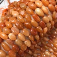 Perles aventurine, aventurine rouge, DIY, orange rougeâtre, 10-20mm, Vendu par Environ 38 cm brin