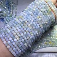 Gemstone Jewelry Beads, Aquamarine, DIY & faceted, mixed colors, 4.50mm, Sold Per Approx 38 cm Strand