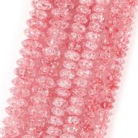 Flad rund Crystal Beads, Krystal, du kan DIY & forskellig størrelse for valg, Bourgogne, Solgt Per Ca. 37-39 cm Strand